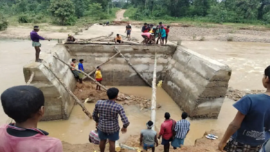 बस्तर में बाढ़ का कहर: ‘माड़’ में जन जीवन अस्त-व्यस्त, ग्रामीण खुद जुगाड़ से बना रहे पुल