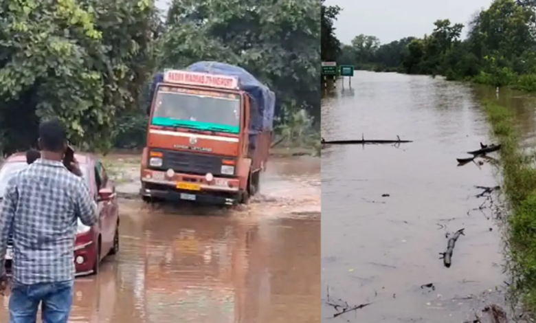 “बस्तर में बाढ़ से तीन राज्यों का संपर्क टूटा, राहत कैंप में शिफ्ट हो रहे लोग”