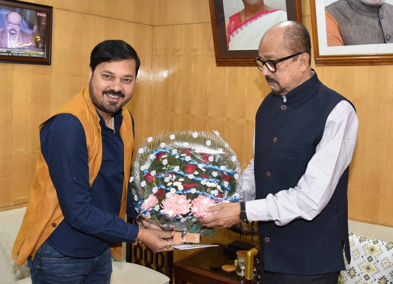 The MLAs paid a courtesy call on Governor Deka