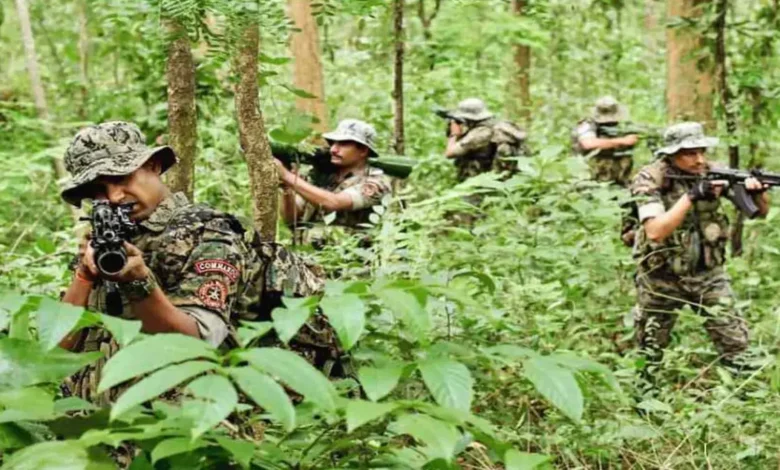 बीजापुर-दंतेवाड़ा सीमा पर जवानों और नक्सलियों के बीच मुठभेड़, दो नक्सली ढेर, एक जवान शहीद