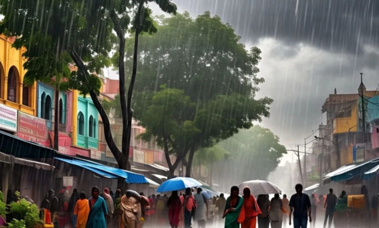 अगले 5 दिनों में देश के 12 राज्यों में भारी बारिश और आंधी का अलर्ट, कई राज्यों में सतर्कता ज़रूरी – अगले 5 दिनों में देश के 12 राज्यों में भारी बारिश और आंधी का अलर्ट, कई राज्यों में सतर्कता ज़रूरी –