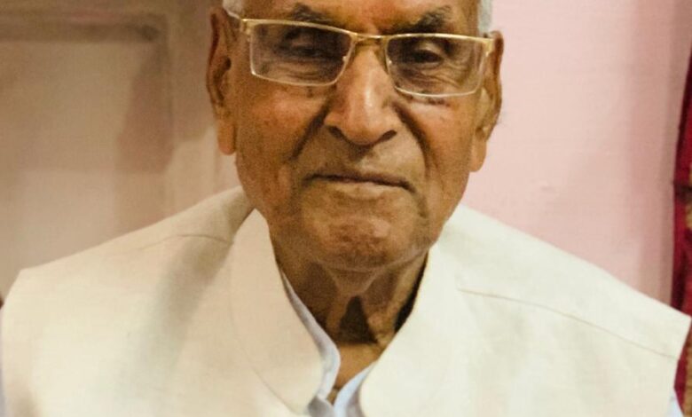 वरिष्ठ समाजसेवी एवं गौसेवक श्री रामजी लाल अग्रवाल का 96 वर्ष की आयु में निधन, अग्रवाल समाज में शोक की लहर- वरिष्ठ समाजसेवी एवं गौसेवक श्री रामजी लाल अग्रवाल का 96 वर्ष की आयु में निधन, अग्रवाल समाज में शोक की लहर-