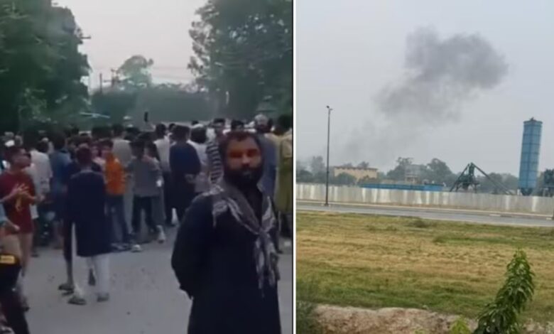 लाहौर में सिलसिलेवार धमाकों से दहशत, मिसाइल हमले का दावा; एयरपोर्ट बंद, लोग जान बचाने को भागे – लाहौर में सिलसिलेवार धमाकों से दहशत, मिसाइल हमले का दावा; एयरपोर्ट बंद, लोग जान बचाने को भागे –