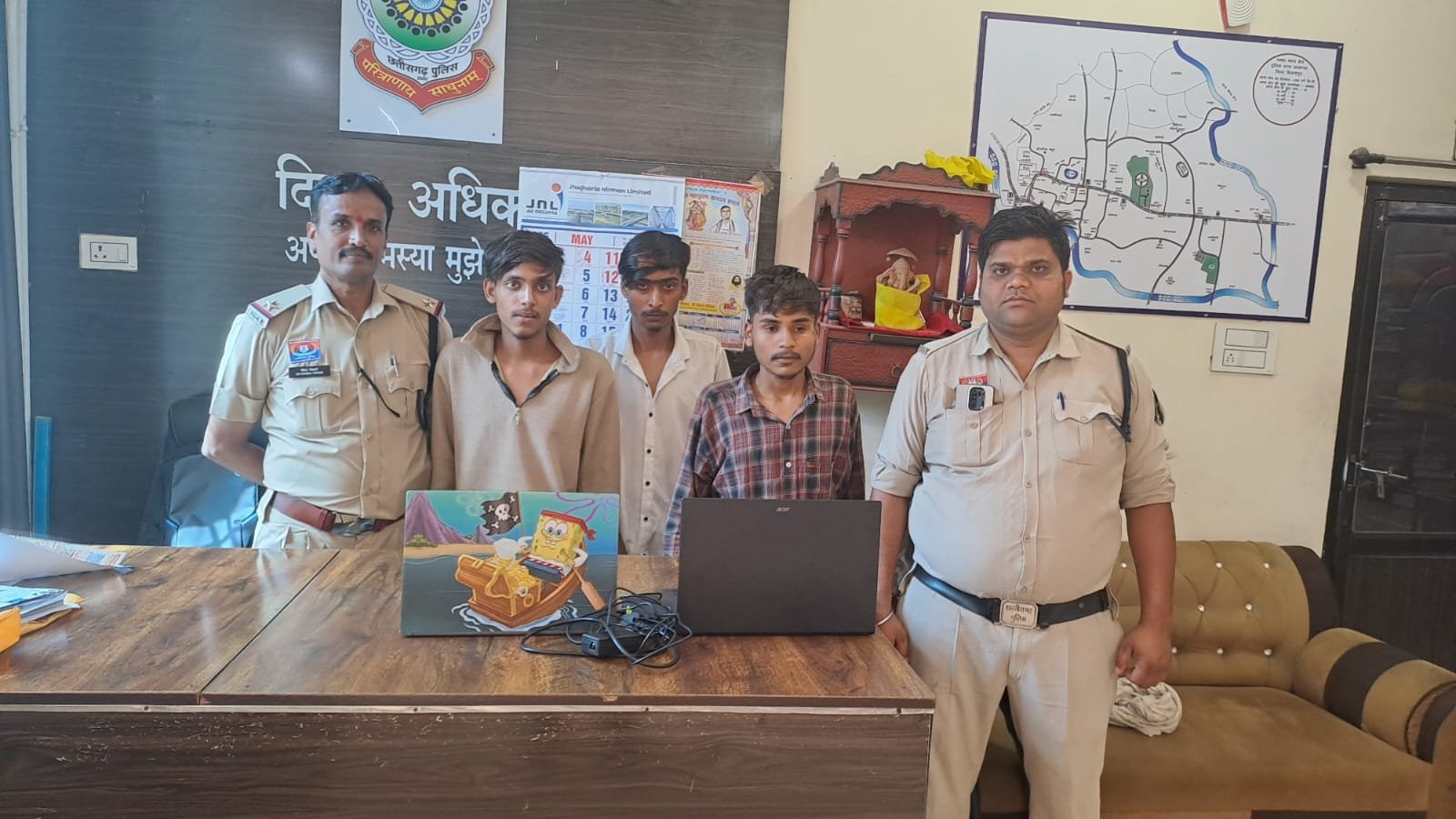 चोरी के 3 प्रकरणों को सुलझाने में पुलिस को मिली सफलता