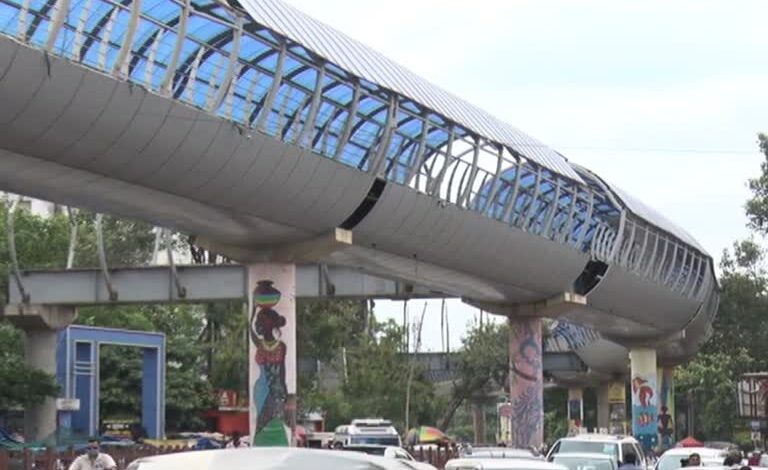 रायपुर: आठ साल से अधूरे स्काईवॉक का निर्माण कार्य फिर से शुरू, लागत में हुई वृद्धि रायपुर: आठ साल से अधूरे स्काईवॉक का निर्माण कार्य फिर से शुरू, लागत में हुई वृद्धि