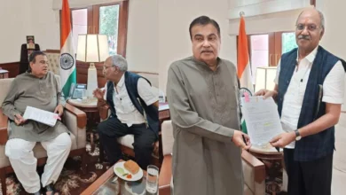 रायपुर के विकास कार्यों को लेकर केंद्रीय मंत्री गडकरी से मिले सांसद बृजमोहन अग्रवाल, कुम्हारी टोल प्लाजा बंद करने की मांग