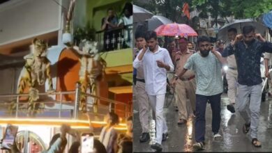 मुहर्रम जुलूस के दौरान मंदिर की छत पर ‘शेर नाच’ करने वाले 2 युवक गिरफ्तार, हिंदू संगठनों के कड़े विरोध के बाद पुलिस की कार्रवाई