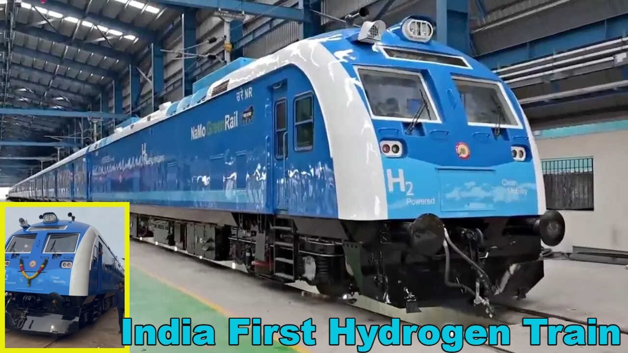 : भारतीय रेलवे की पहली हाइड्रोजन ट्रेन ट्रायल के लिए तैयार है। चीन और जर्मनी से बेहतर तकनीक, 110 KM की स्पीड और ग्रीन एनर्जी से लैस इस 'इको-फ्रेंडली' ट्रेन की पूरी जानकारी यहाँ पढ़ें।