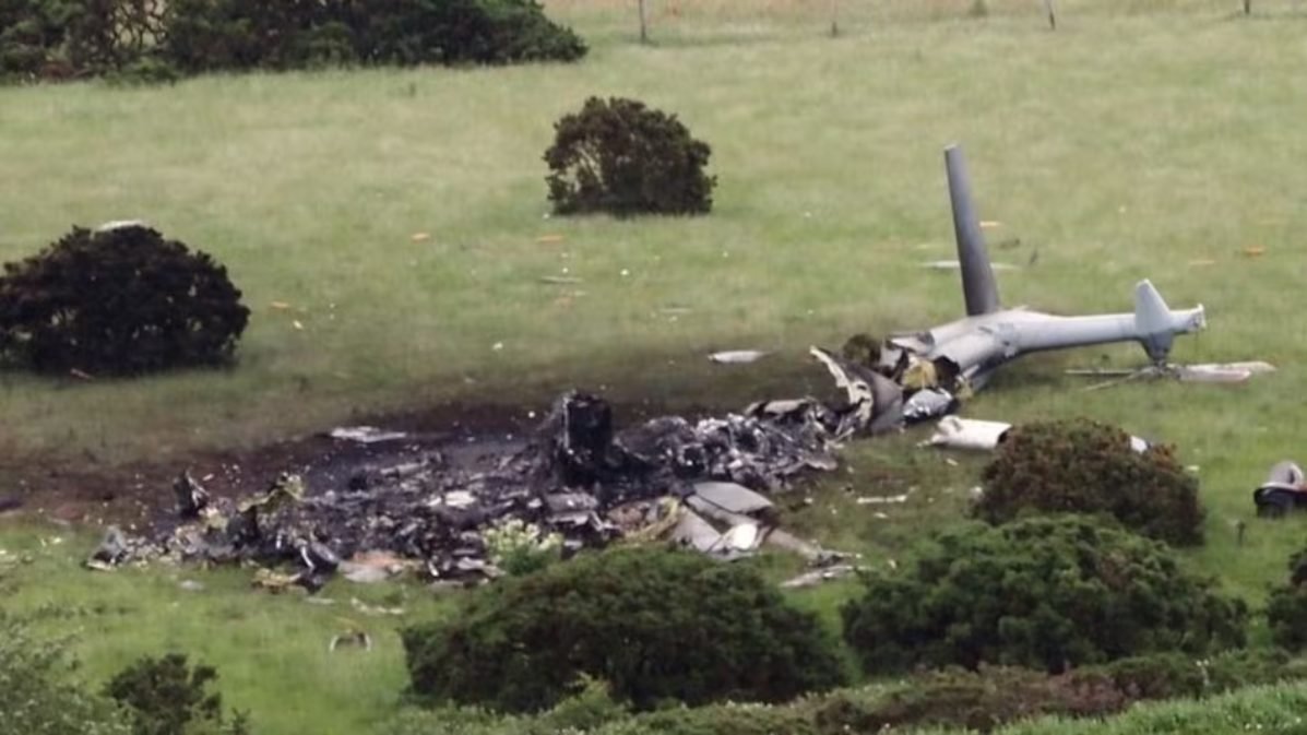 Navy helicopter crashes