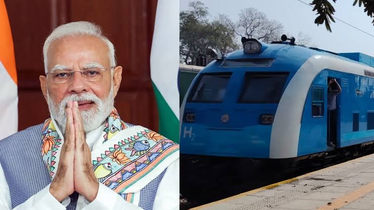 hydrogen train flagged off